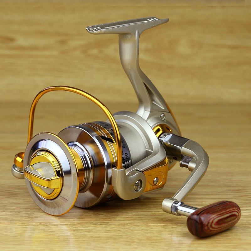 2015 Bearing Balls Spool Aluminum Spinning Fly Fishing Reels For Feeder-Spinning Reels-Rompin Fishing Tackle Store-1000 Series-Bargain Bait Box