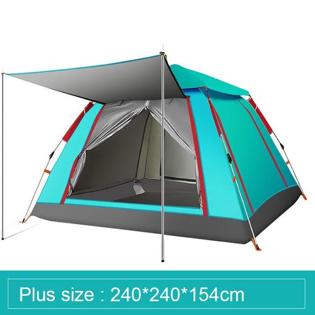 2019 Family Camping Tent 5/8 Person Large Space Tents Automatic Opening-Tents-Alpscamping Store-Plus Size1-Bargain Bait Box