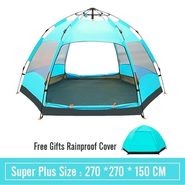 2019 Family Camping Tent 5/8 Person Large Space Tents Automatic Opening-Tents-Alpscamping Store-Super Plus Size 2-Bargain Bait Box