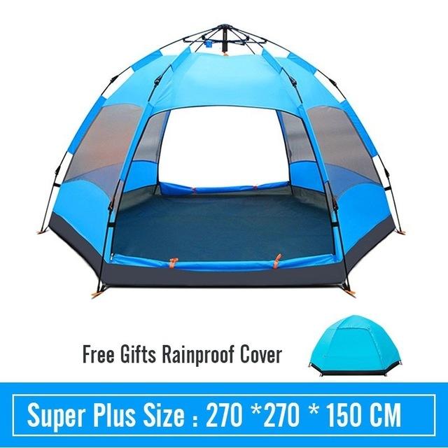 2019 Family Camping Tent 5/8 Person Large Space Tents Automatic Opening-Tents-Alpscamping Store-Super Plus Size 3-Bargain Bait Box