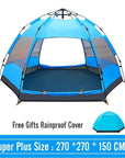 2019 Family Camping Tent 5/8 Person Large Space Tents Automatic Opening-Tents-Alpscamping Store-Super Plus Size 3-Bargain Bait Box
