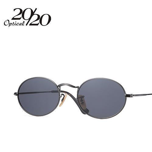 20/20 Classic Polarized Sunglasses Men Women Vintage Eyewear Oval Driving Unisex-Polarized Sunglasses-Bargain Bait Box-C02 Gun Smoke-Bargain Bait Box