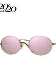 20/20 Classic Polarized Sunglasses Men Women Vintage Eyewear Oval Driving Unisex-Polarized Sunglasses-Bargain Bait Box-C04 Gold Pink Revo-Bargain Bait Box