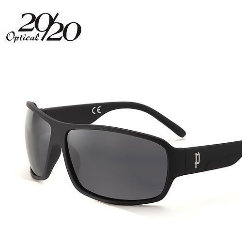 20/20 Classic Sunglasses Men Polarized Glasses Driving Luxury Metal Sun-Polarized Sunglasses-Bargain Bait Box-C02 MatteBlack Smoke-Bargain Bait Box