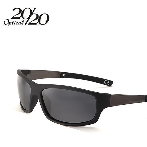 20/20 Night Vision Sunglasses Men Polarized Night Driving Enhanced Light-Polarized Sunglasses-Bargain Bait Box-C02 MatteBlack Smoke-Bargain Bait Box