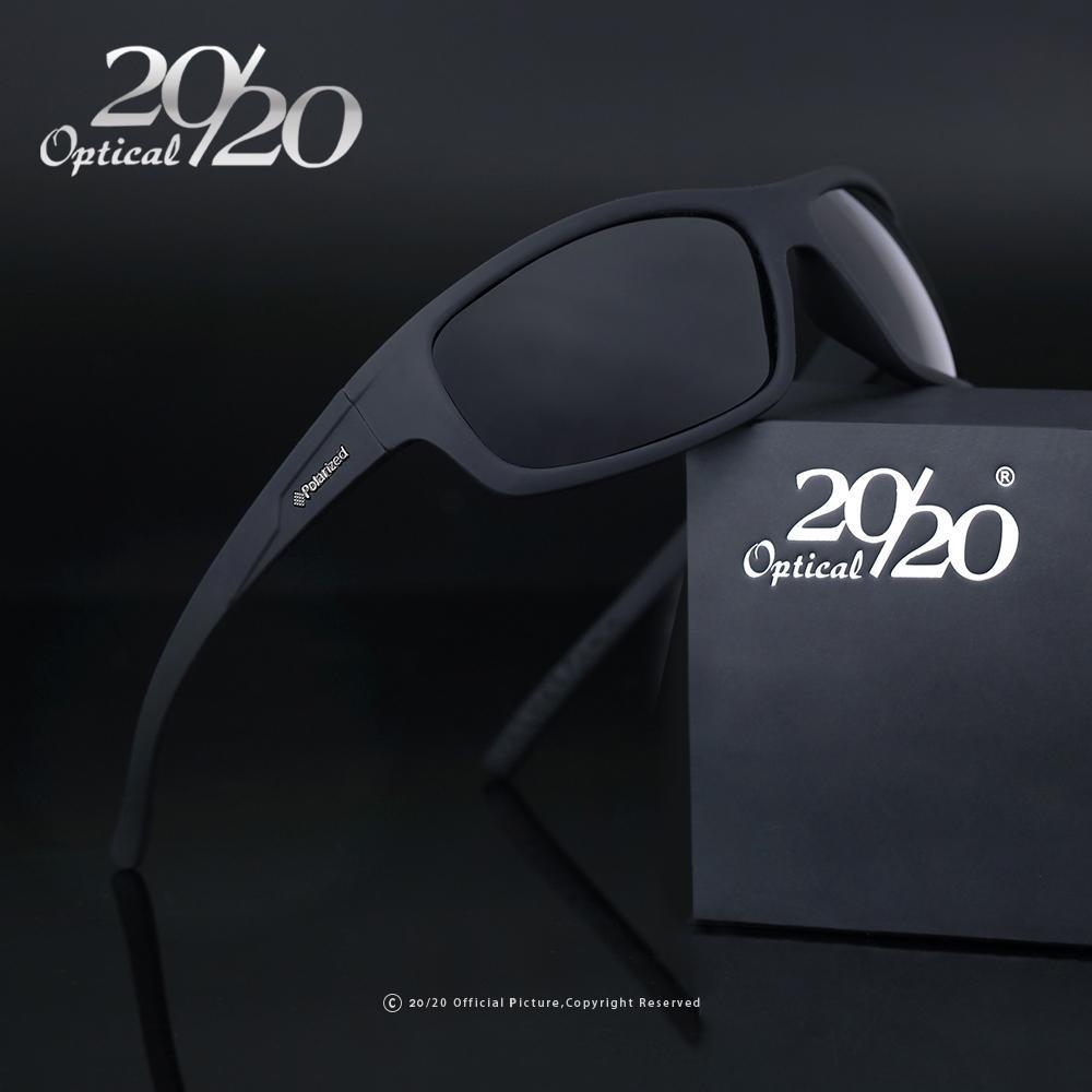 20/20 Optical Polarized Sunglasses Men Male Eyewear Sun Glasses Oculos Gafas-Polarized Sunglasses-Bargain Bait Box-C04 Black Smoke-China-Bargain Bait Box