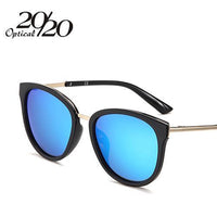 20/20 Polarized Sunglasses Women Retro Style Metal Frame Sun Glasses Famous Lady-Polarized Sunglasses-Bargain Bait Box-C01 Blue Revo-Bargain Bait Box