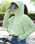 2020 Anti Uv Sun Hat For Women Summer Uv Protection Fishing Fisher Beach Sun Hat-Women's Sun Hats-Shop5288 Store-Green-Bargain Bait Box