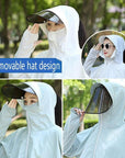 2020 Anti Uv Sun Hat For Women Summer Uv Protection Fishing Fisher Beach Sun Hat-Women's Sun Hats-Shop5288 Store-White-Bargain Bait Box