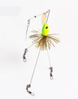 20Cm 13G Alabama Rig/Spinner Set With Fishing Paillette Rotary Beard Effects-Umbrella Rigs-Bargain Bait Box-Light Green-Bargain Bait Box