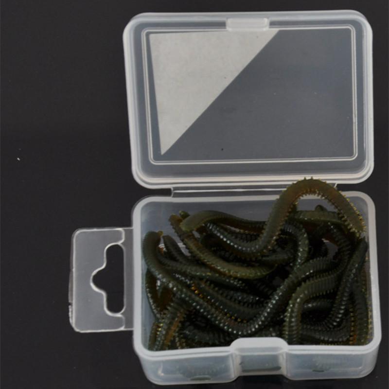 20G / Box Soft Lure Fishy Smell Earthworm Blood Worms Maggots Sea