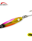 20G Jigging Lure With Vmc Single Hook, Metal Fishing Lures, Micro Lead Fish-countbass Fishing Tackles Store-01-Bargain Bait Box