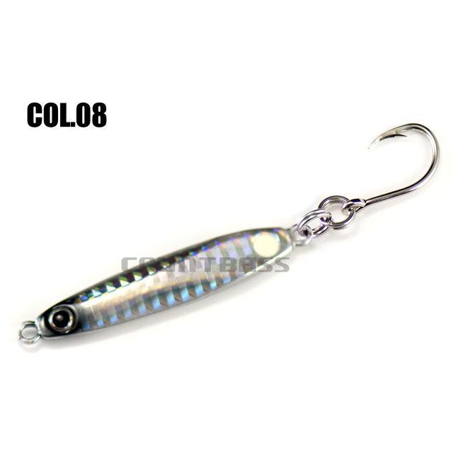 20G Jigging Lure With Vmc Single Hook, Metal Fishing Lures, Micro Lead Fish-countbass Fishing Tackles Store-08-Bargain Bait Box