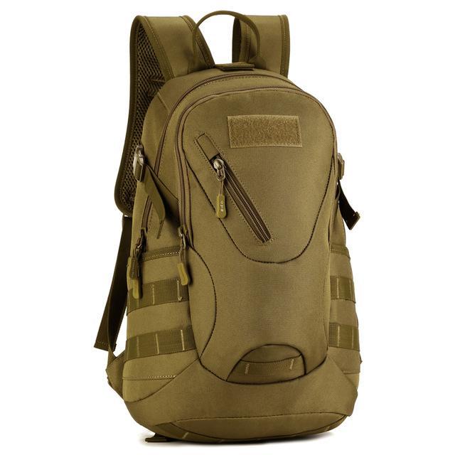 20L Waterproof Outdoor Traveling Cycling Backpack Military Tactical Molle Army-Monka Outdoor Store-greyish brown-Bargain Bait Box