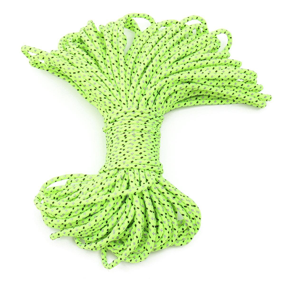20M Green Reflective Guyline Canopy Tent Rope Guy Line Camp Cord Fluorescent-GoteCool Outdoor Store-Bargain Bait Box