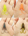 20Pc/Lot 10 Colors Fishing Lure Soft 37Mm 0.8G Grub Artificial Trout Crankbait-Dreamer Zhou'store-Color A-Bargain Bait Box