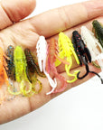 20Pc/Lot 10 Colors Fishing Lure Soft 37Mm 0.8G Grub Artificial Trout Crankbait-Dreamer Zhou'store-Color A-Bargain Bait Box