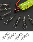 20Pcs Fishing Lures Fixed Hook Pin Latch Needle Soft Worms Fishing Bait Spring-Sexy bus-Bargain Bait Box