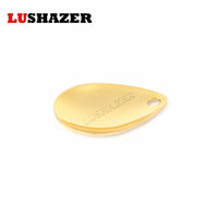 20Pcs/Lot Lushazer Fishing Spinner Rings Blades Smooth Nickel Spoons Plaice-LUSHAZER Direct Store-Length 15mm Silver-Bargain Bait Box