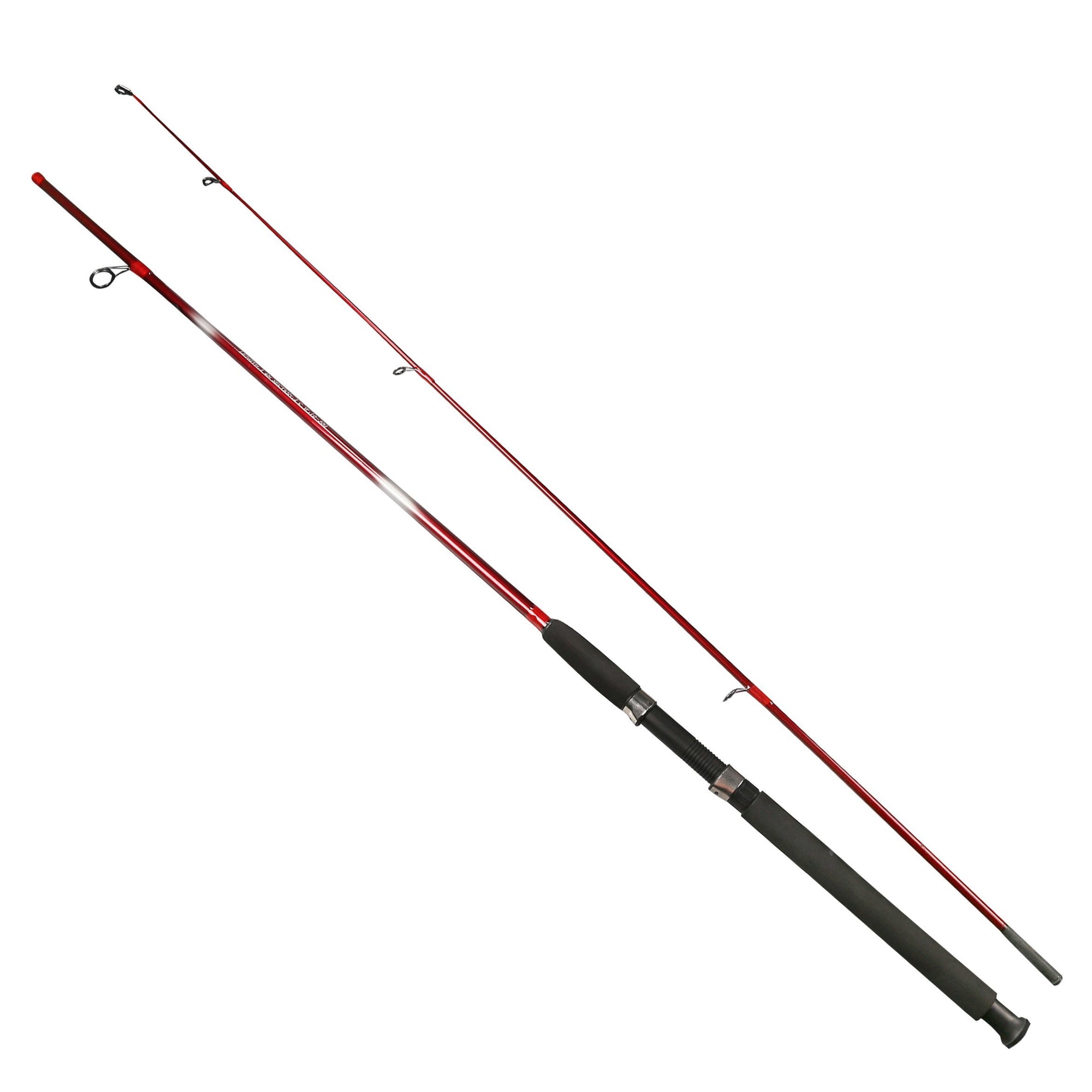 2.1-2.7M 2 Section Red Fishing Rod Spinning Lures Rod 20-30G Lure Weight 12-25Lb-Spinning Rods-Target Sports-2.1 m-Bargain Bait Box