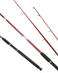 2.1-2.7M 2 Section Red Fishing Rod Spinning Lures Rod 20-30G Lure Weight 12-25Lb-Spinning Rods-Target Sports-2.1 m-Bargain Bait Box