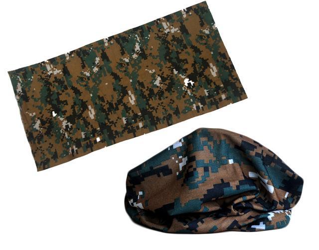 21 Style Camouflage Polyester Scarves Outdoor Sports Bandanas Camping Headwear-Vilead GoTravel Store-J4 2-Bargain Bait Box