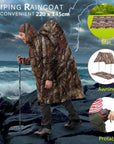 220X145Cm 3 In 1 Outdoor Camping Survival Military Travel Camouflage Hiking-GoteCool Outdoor Store-Bargain Bait Box