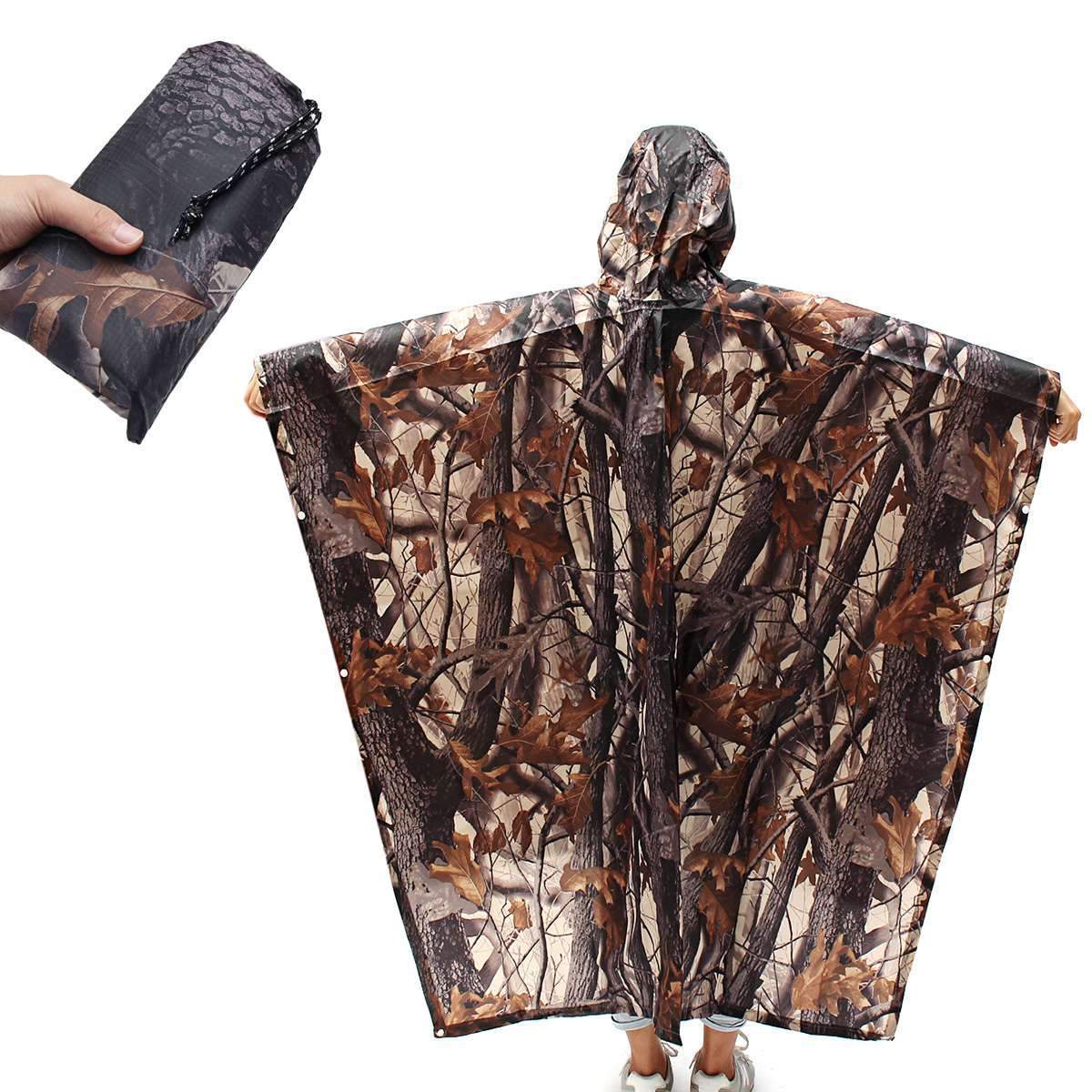 220X145Cm 3 In 1 Outdoor Camping Survival Military Travel Camouflage Hiking-GoteCool Outdoor Store-Bargain Bait Box