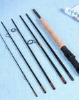 2.3M Lure Rod 4 Section Carbon Spinning Fishing Rod Travel Rod Casting Fishing-Spinning Rods-Traveling Light123-Bargain Bait Box