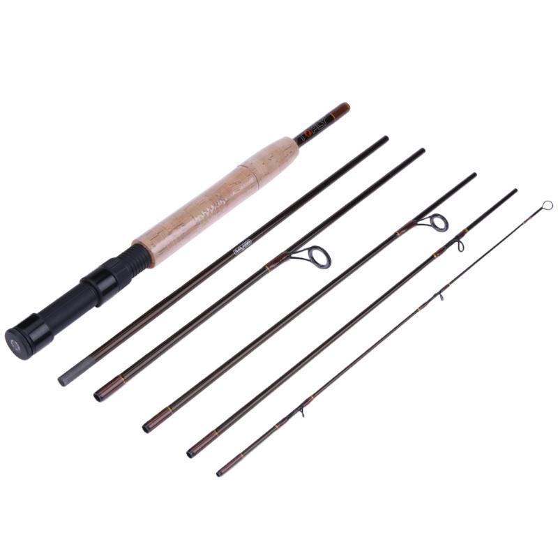 2.3M Lure Rod 4 Section Carbon Spinning Fishing Rod Travel Rod Casting Fishing-Spinning Rods-Traveling Light123-Bargain Bait Box