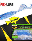 24Pcs/Lot Afishlure 45Mm 1.2G Curly Tail Grub Artificial Panfish Crappie Bream-A Fish Lure Wholesaler-Color2-Bargain Bait Box