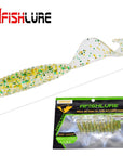 24Pcs/Lot Afishlure 45Mm 1.2G Curly Tail Grub Artificial Panfish Crappie Bream-A Fish Lure Wholesaler-Color3-Bargain Bait Box