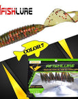 24Pcs/Lot Afishlure 45Mm 1.2G Curly Tail Grub Artificial Panfish Crappie Bream-A Fish Lure Wholesaler-Color7-Bargain Bait Box