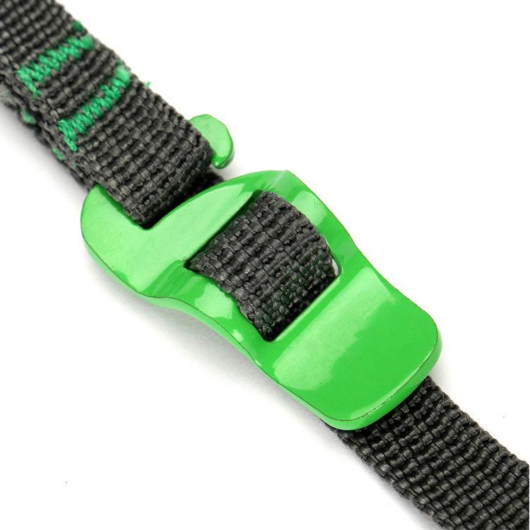 2500Mmx10Mm Outdoor Camp Binding Rope Tie-Up Ribbon Adjustable Puller Strap With-Sportswear &amp; Outdoor Tools Store-Green-Bargain Bait Box