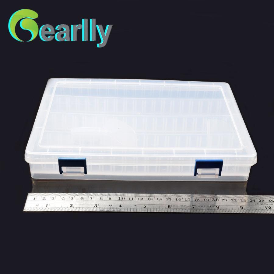 25*18*4Cm Box Compartments Changeable Transparent Visible Plastic Box Durable-Compartment Boxes-Bargain Bait Box-Bargain Bait Box
