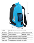25L Outdoor River Trekking Backpack Waterproof Bag Camping Hiking Backpacks-WinmaxSportsBag Store-Blue Color-Bargain Bait Box