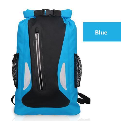 25L Outdoor River Trekking Backpack Waterproof Bag Camping Hiking Backpacks-WinmaxSportsBag Store-Blue Color-Bargain Bait Box