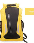 25L Outdoor River Trekking Backpack Waterproof Bag Camping Hiking Backpacks-WinmaxSportsBag Store-Yellow Color-Bargain Bait Box