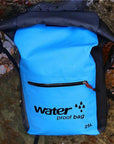 25L Waterproof Dry Bag Backpack Sack Storage Bag Rafting Sports Kayaking-Dry Bags-Bargain Bait Box-Blue Color-Bargain Bait Box