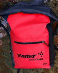 25L Waterproof Dry Bag Backpack Sack Storage Bag Rafting Sports Kayaking-Dry Bags-Bargain Bait Box-Red Color-Bargain Bait Box