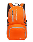 25L Waterproof Folding Backpack Large Capacity Ultra-Light Outdoor Camping-gigibaobao-Orange-Bargain Bait Box