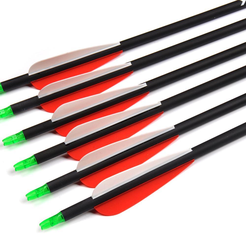 28/30 Inches Spine 500 Carbon Arrow Od7.8Mm With Replaceable Arrowhead For-Ranger Store-12pcs 28 inch-Bargain Bait Box