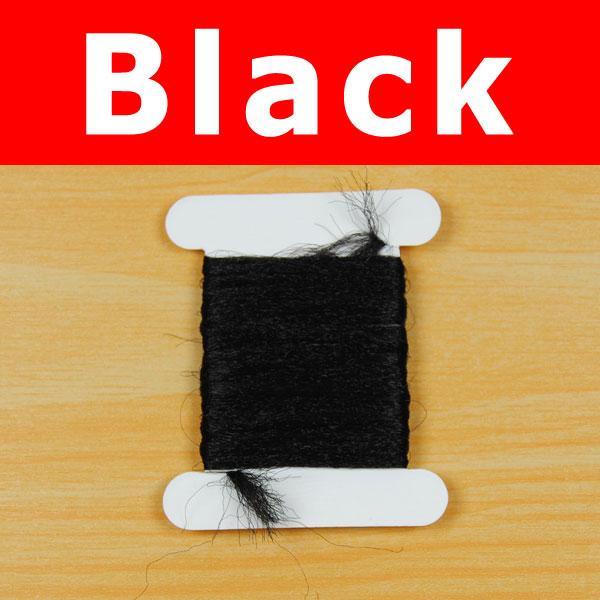 2M/Card Fly Tying Parachute Fly Wing Synthetic Pp Fiber Tail Wings Materials-Fly Tying Materials-Bargain Bait Box-black-Bargain Bait Box