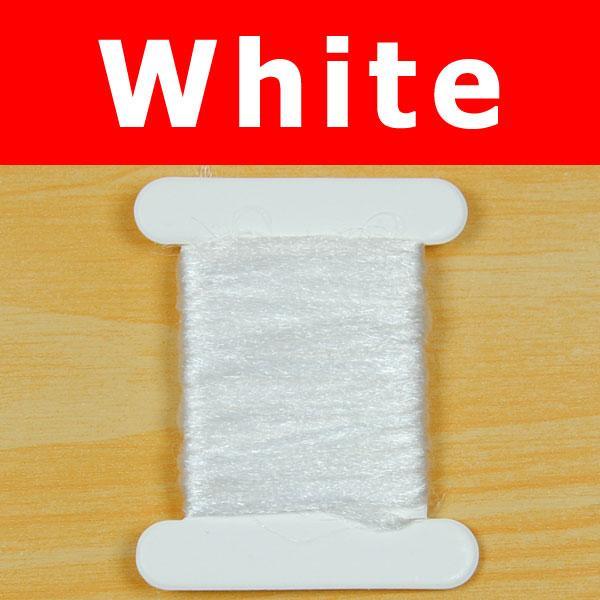 2M/Card Fly Tying Parachute Fly Wing Synthetic Pp Fiber Tail Wings Materials-Fly Tying Materials-Bargain Bait Box-white-Bargain Bait Box