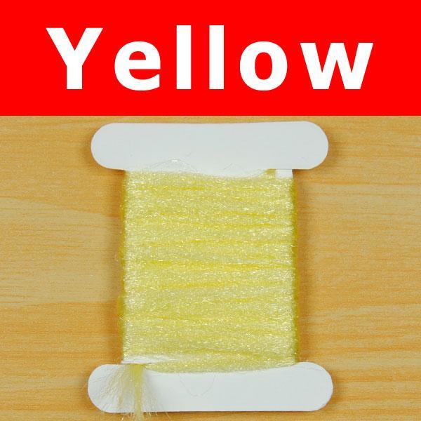 2M/Card Fly Tying Parachute Fly Wing Synthetic Pp Fiber Tail Wings Materials-Fly Tying Materials-Bargain Bait Box-yellow-Bargain Bait Box