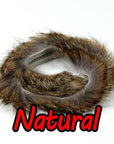2Pcs Rabbit Fur Hare Zonker Strips For Fly Tying Material Streamer Fishing Flies-Fly Tying Materials-Bargain Bait Box-natural-Bargain Bait Box