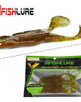 2Pcs/Lot Afish Frog Soft 105Mm 13G Plastic Rayfrog Black Fish Killing Plastic-Frog Baits-Bargain Bait Box-COLOR3-Bargain Bait Box
