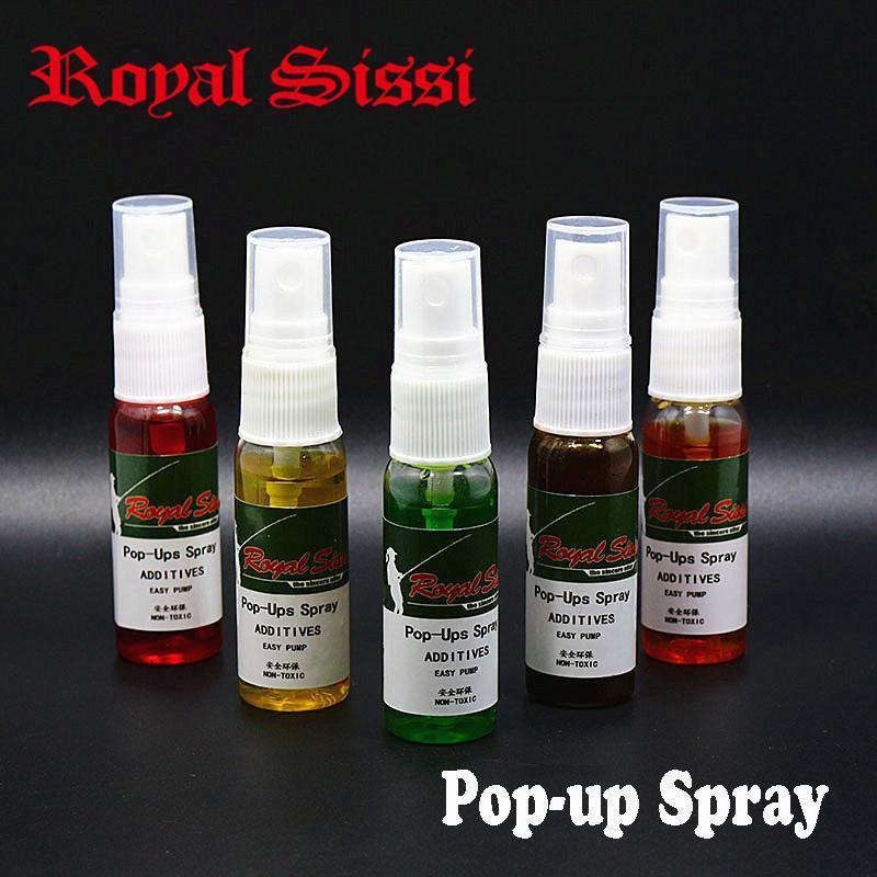 2Bottles Pop-Ups Spray 5 Optional Smells Carp Fishing Additives Spray Attractant-Royal Sissi Official Store-red color strawberry-Bargain Bait Box