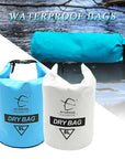 2L 5L Outdoor Pvc Ipx6 Waterproof Dry Bag Durable Lightweight Diving Floating-hitorhikeoutdoors Store-2L WHITE-Bargain Bait Box