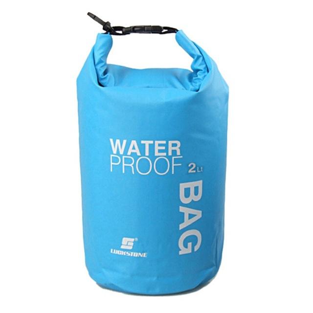 2L Outdoor Waterproof Bag Ultralight Traveling Rafting Camping Portable Dry Bags-Sports &amp;Recreation Shop-YZ0449L-Bargain Bait Box